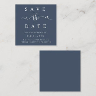 BUDGET Minimalist Wedding Save The Date Invitation