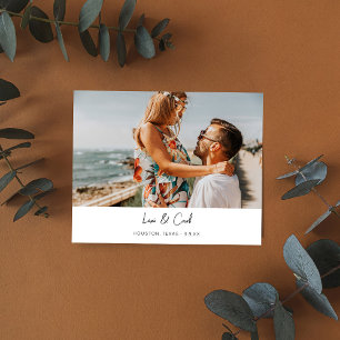 Budget MOD Para Photo Horizontal Save the Date Flyer