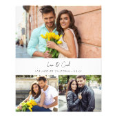 Budget MOD Para Photo Trio H Save the Date Flyer (Front)