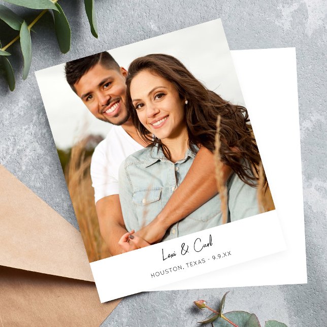 Budget MOD Para Photo Vertical Save the Date (Creator Uploaded)