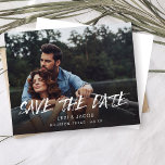Budget MOD Photo & Calligraphy 5 Save the Date<br><div class="desc">** SATIN PAPER IS PAPER THIN. UPGRADE THE PAPER FOR A THICKER PAPER. HAS AN OPTION FOR ENVELOPES. *** Save money on invitations with this smaller invitation that has an option for envelopes. Get your guests ready for the amazing wedding with your MOD Photo & Calligraphy 5 Save the Date...</div>