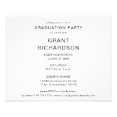 Budget Mod Photo Graduation Party Flyer (Back)