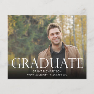 Budget Mod Photo Graduation Party Flyer