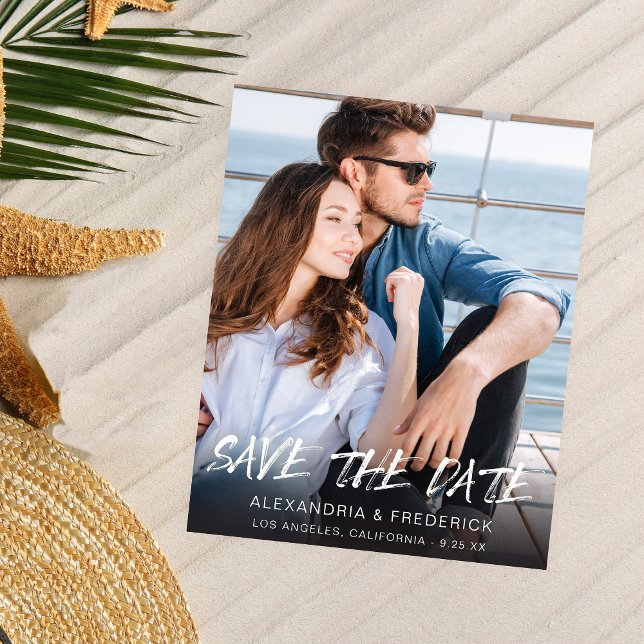 Budget MOD Ver Photo & Calligraphy 5 Save the Date Flyer (Creator Uploaded)