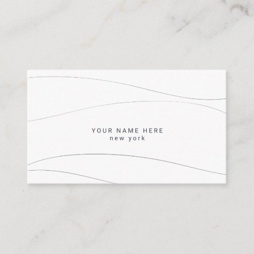 Budget Modern Abstract Elegant Art Business Cards