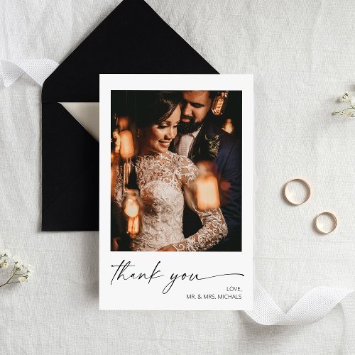 Budget Modern Calligraphy Instant Photo Wedding