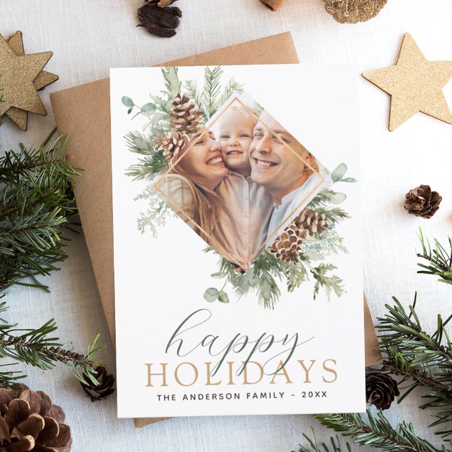 Budget Modern Christmas Photo Card  Flyer (Creator Uploaded)