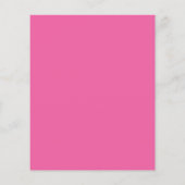 Budget Modern Cute Pink Baby Shower Invitation (Back)