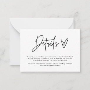 Budget Modern Minimal Enclosure Card Details Card