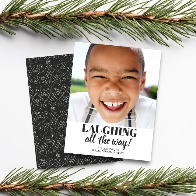 Budget Modern Minimalist Holiday Photo (Budget Modern Minimalist Holiday Photo Card)