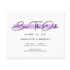 Budget Modern Minimalist Script Save The Date