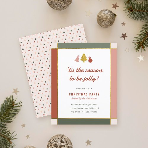 Budget Modern Pastel  Gold Tree Christmas Party