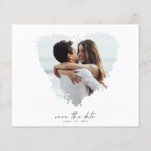 Budget Modern Photo Save the Date PostCard Flyer