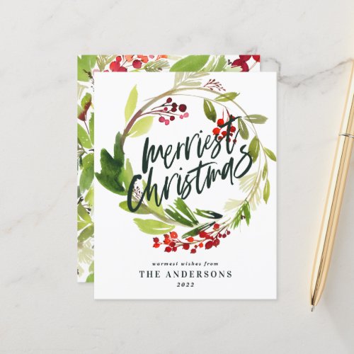 Budget modern red and green Christmas elegant