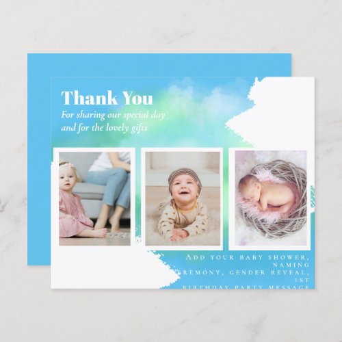 BUDGET Modern Thank You Photo Collage ANY EVENT