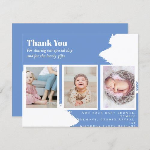 BUDGET Modern Thank You Photo Collage ANY EVENT