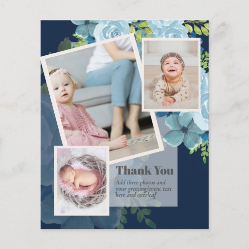 BUDGET Modern Thank You Photo Collage ANY EVENT Flyer