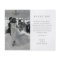 Budget Modern Wedding Photo Thank You Card