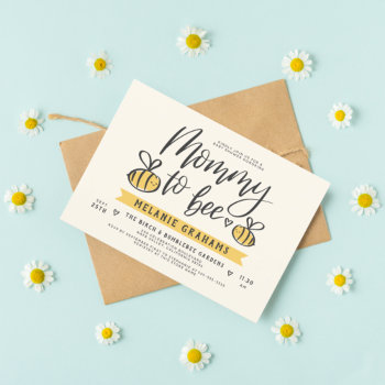Budget Mommy To Bee & Honeycomb Baby Shower by Cali_Graphics at Zazzle
