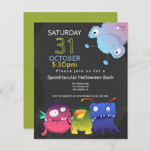 BUDGET Monster Bash Halloween Party Personalized