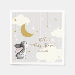 Budget Moon Star Cloud Baby Shower Napkins