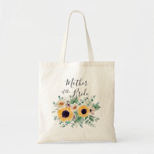 BUDGET Mother Bride Groom Custom Gifts SUNFLOWERS Tote Bag
