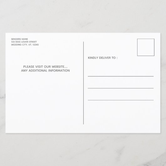 Budget My Humans Are Getting Married Pet Photo (Back)