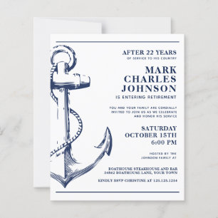 Budget Nautical Anchor Navy Retirement