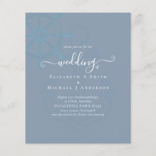 BUDGET Nautical Ships Wheel Wedding