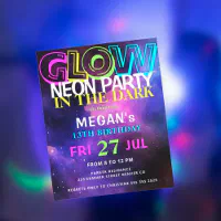 How To: Glow in the Dark Party on a Budget