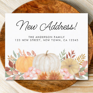 Budget New Address Fall Moving Announcement