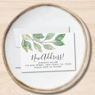 Budget New Address Moving Announcement Card