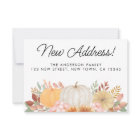 Budget New Address Moving Announcement Mini Card