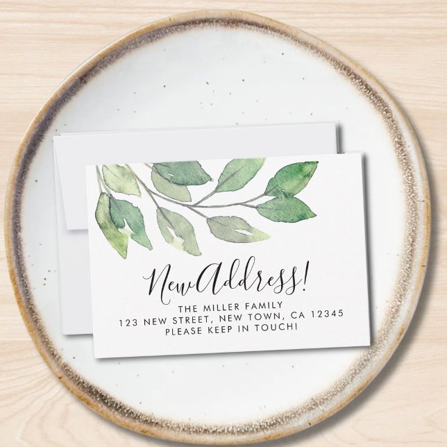 Budget New Address Moving Announcement Mini Card (Creator Uploaded)