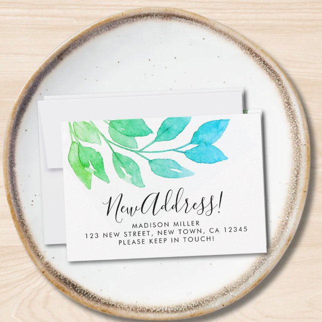  Budget New Address Moving Announcement Mini Card (Creator Uploaded)