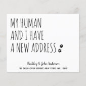 Budget New Address We've Moved Pet Moving Postcard (Front)