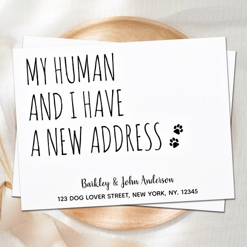 Budget New Address Weve Moved Pet Moving Postcard