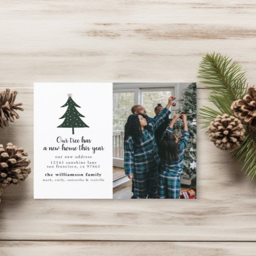 Budget New Address Weve Moved Photo Christmas Card