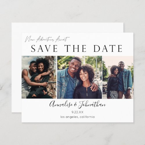 Budget New Adventures Save the Date Multi Photo