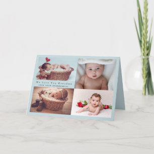 BUDGET New Baby Announcement Photo Collage