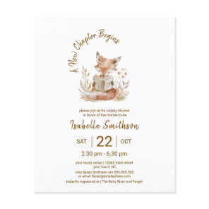 Budget New Chapter Begins Giraffe Baby Shower