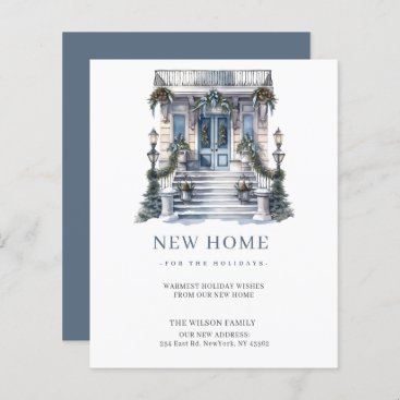 BUDGET New Home Christmas Door Holiday Moving Card