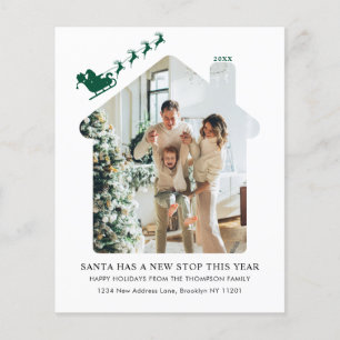 BUDGET New Home Photo Green Santa Sleigh Moving