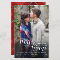 Budget New Home Photo Moving Holiday Card