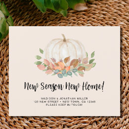 Budget New Season New Home Moving Announcement