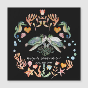 BUDGET Newlyweds Wedding Gifts Custom SEA TURTLES