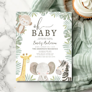 Budget Oh Baby Safari Animal Boy's Baby Shower