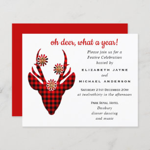 Budget Oh DEER what a year 2020 Christmas Invite
