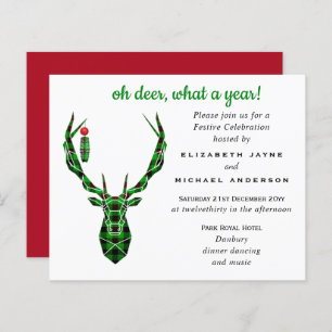Budget Oh DEER what a year 2020 Christmas Invite