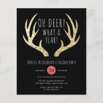 Budget Oh Deer What A Year Christmas Party
